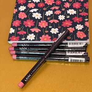 NYX Lip Liners in Vibrant Pink Shade of Rose